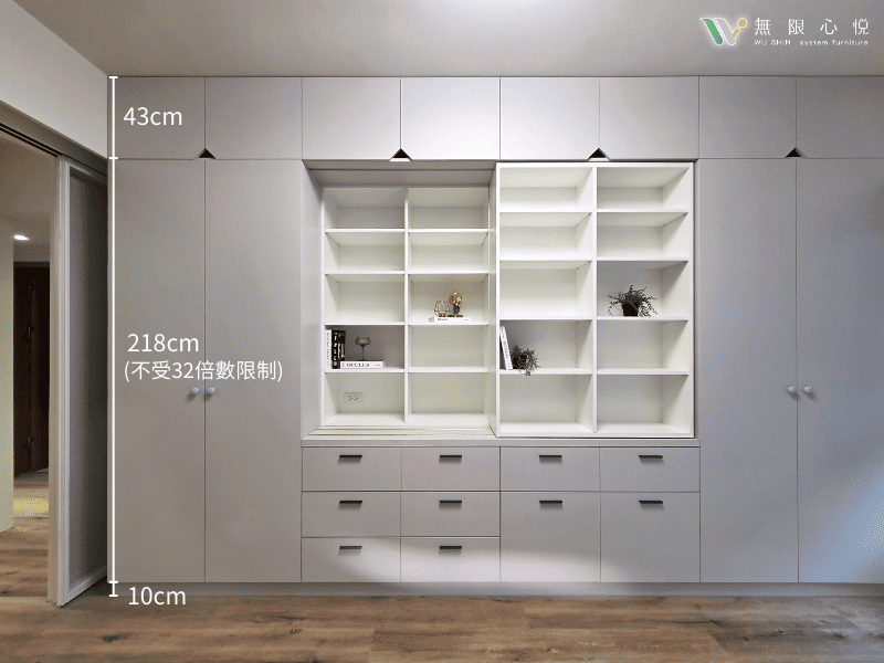 系統櫃尺寸不局限32倍數-案例分享