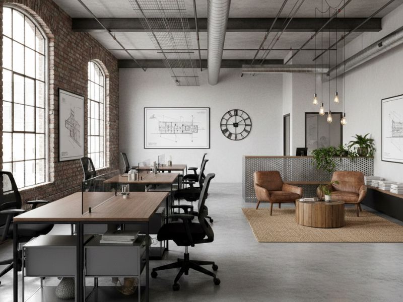 辦公室設計風格｜輕工業風辦公室